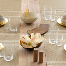 Салфетка подстановочная 36х48 Chilewiсh Tuxedo stripe Gold США вид