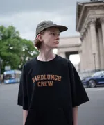 Толстовка Hardlunch Crew с коротким рукавом черная