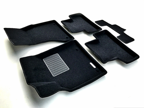 Коврики салона для AUDI Q5 (2008-2016) Euromat 3D Business черные. Арт. EMC3D-001104