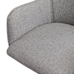 Кресло isla, рогожка, серое