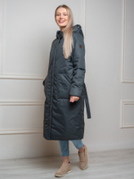 Пальто женское "Кэнди" т.серый