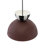 Светильник подвесной anniken, D31х24 см, сливовый