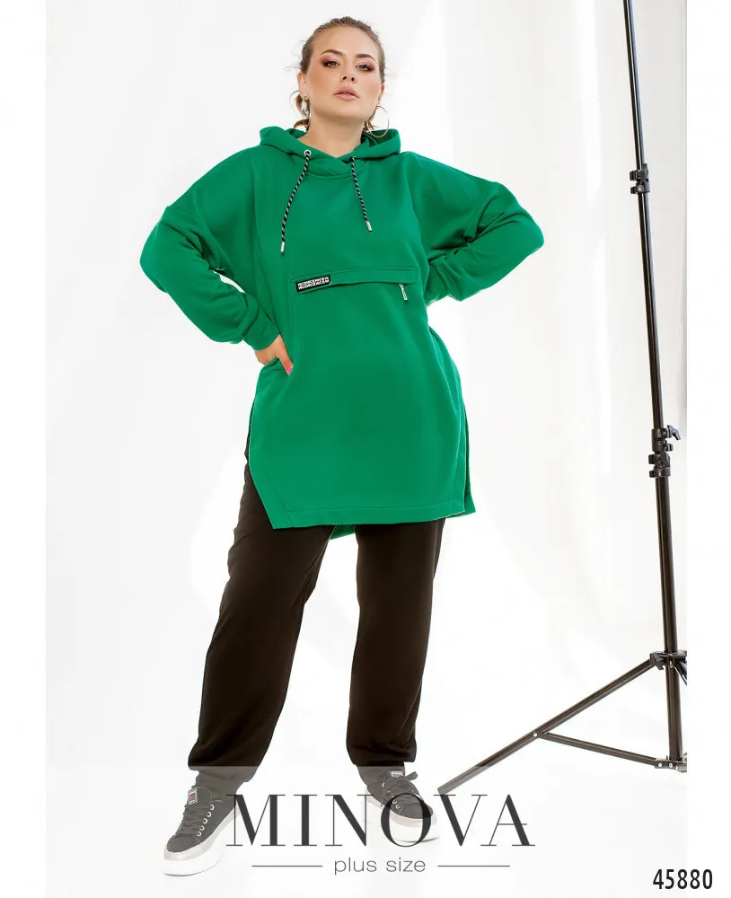 Костюм 17-249-зелёный-черный Minova