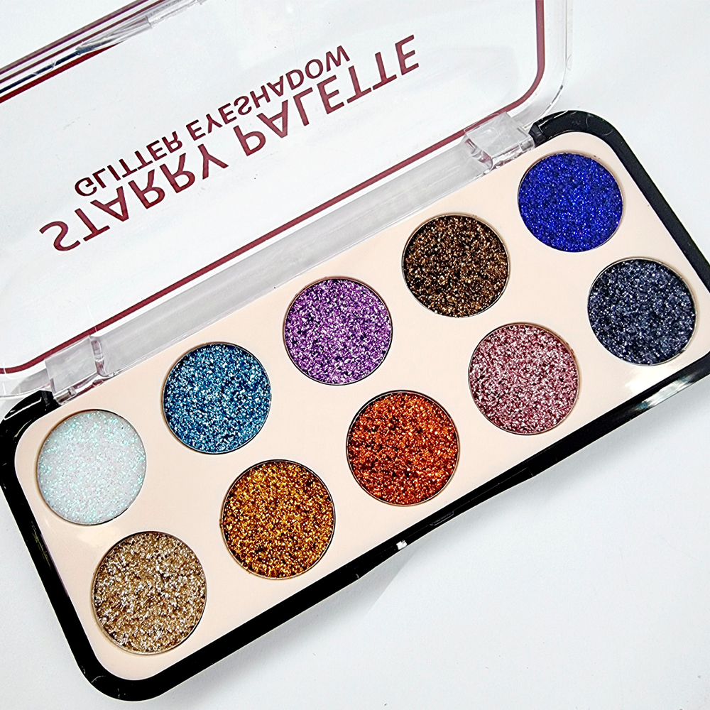 Глиттер для век DoDo Girl Starry Palette тон 01, 10 цветов