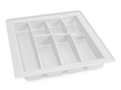 Dirks Лоток LINE для столовых приборов, ширина фасада 450 мм, 355x462х56 мм, белый