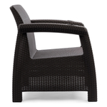 Набор из 2-ух кресел "Ротанг-плюс" без подушки (мокко)