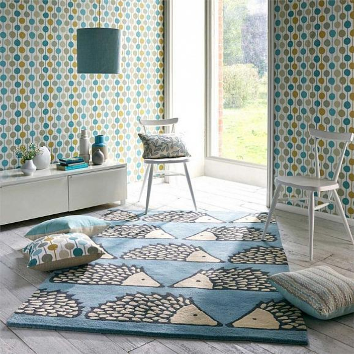 Английские шерстяные ковры ручной работы Scion