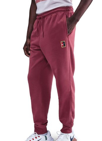 Мужские теннисные штаны Nike Court Heritage Dri-FIT Fleece Tennis Joggers - cedar