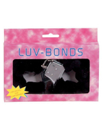 Металлические наручники, обшитые черным мехом (Цвет: черный)