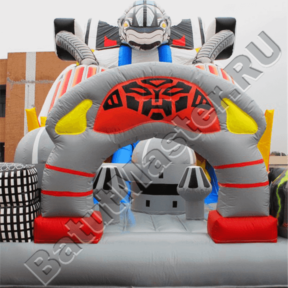 Коммерческий надувной батут "Робот" 13.5*7*9 м