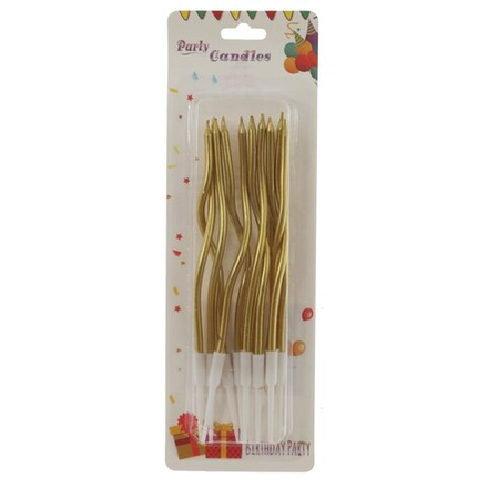 GAEM Набор из 11-ти свечей для торта, L6,5 W1,5 H20 см