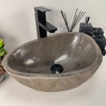 Раковина из речного камня RS-64943 45*32*15 0856