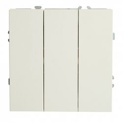 Выключатель трехклавишный без рамки Stekker Эмили 49870