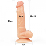Фаллоимитатор Lovetoy Ultra Soft Dude (20×4 см)