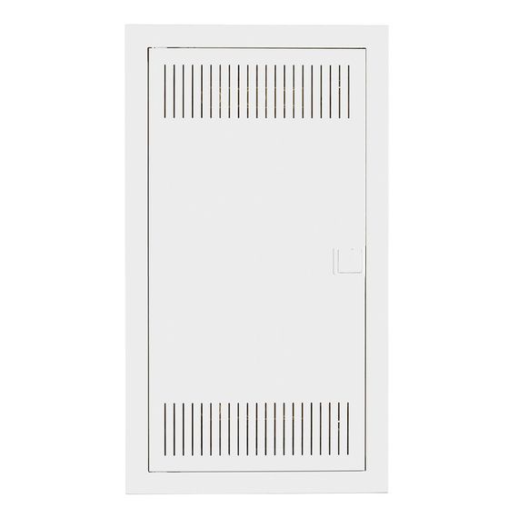 Щит встраиваемый мультимедийный 36 (1 рейка + 2 пласт.м.п.) с металлической дверцей Schrack Technik BK085733-K