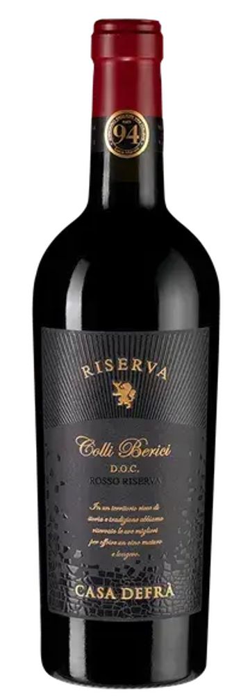 Вино Колли Беричи Ризерва сух крас 0,75 14% Каза Дефра Италия