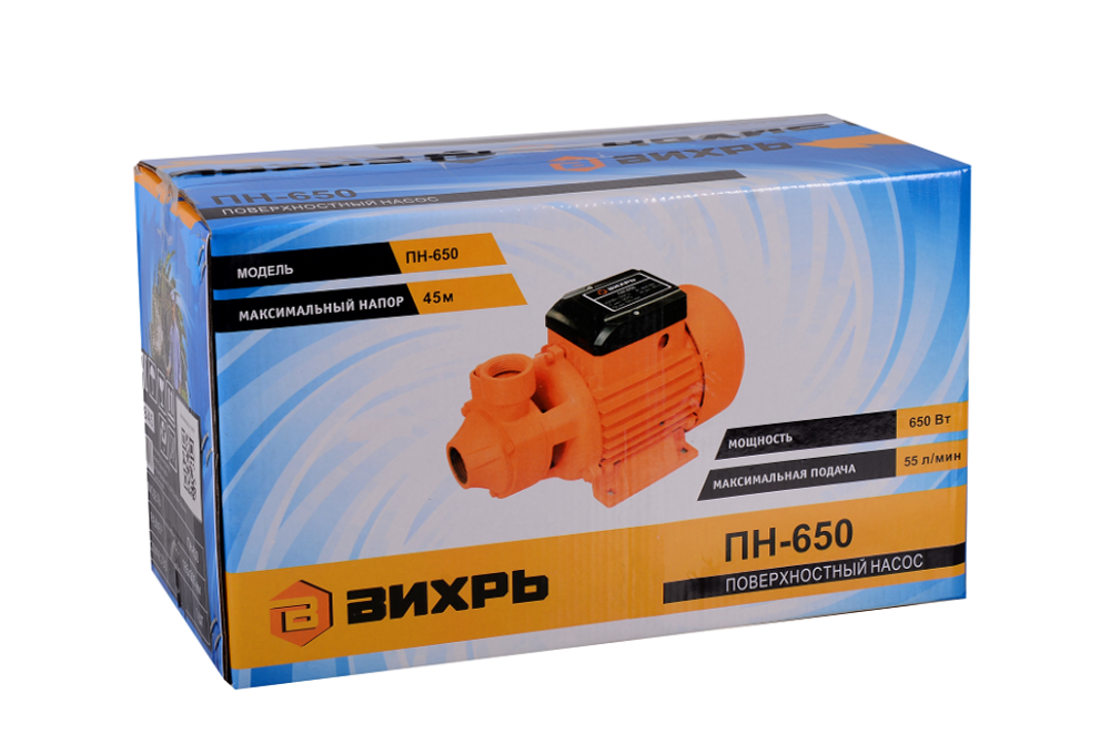 Поверхностный насос Вихрь ПН-650