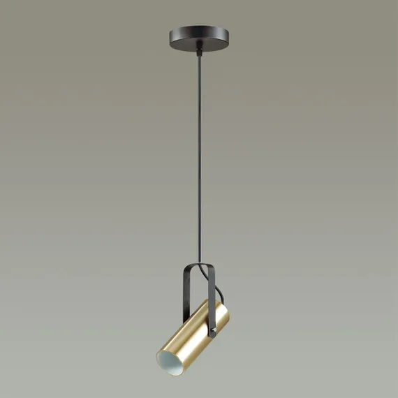 3714/1 MODERNI LN19 000 золотой, чёрный Подвес GU10 LED 1*5W 220V CLAIRE