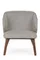 Лаунж-кресло Zazy, светло-серое