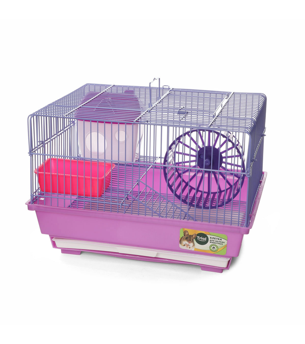 Клетка 3304 для мелких животных, эмаль, 345*280*240мм, Triol