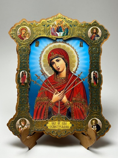 Пресвятая Богородица Семистрельная (умягчение злых сердец)