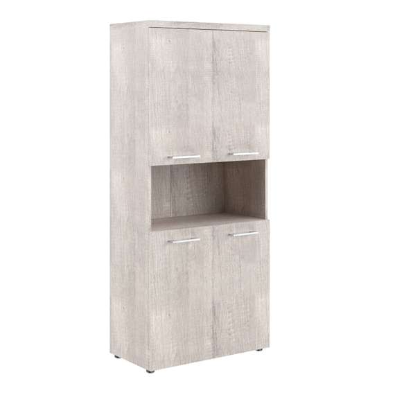 Шкаф с 2-мя комплектами глухих малых дверей и топом THC 85.4 856х450х1968 TORR-Z