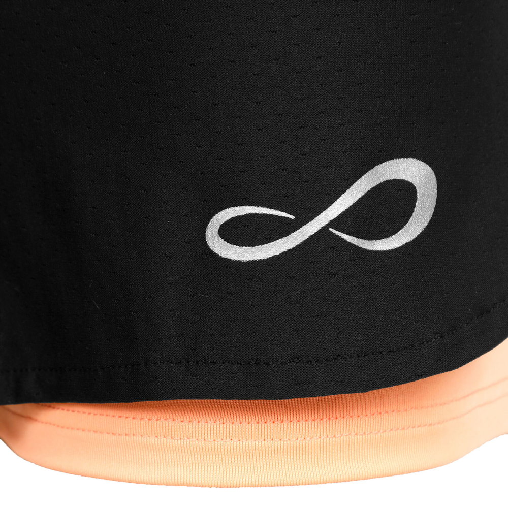 Женские теннисные шорты Endless Tech Iconic Shorts Women - Black, Apricot