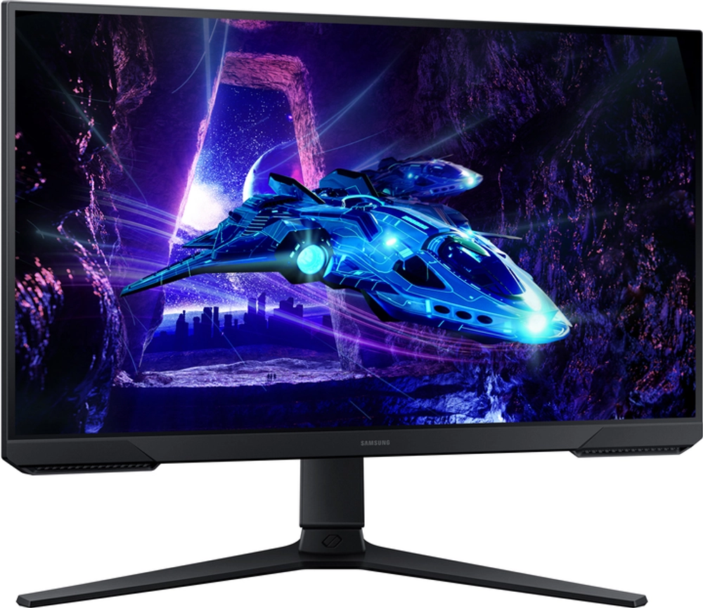 Игровой монитор Odissey G3 24" SAMSUNG LS24DG300EIXCI, VA, FHD, 1920x1080, 180Hz, 1мс, 250кд/м2, 3000:1, 1xHDMI, 1xDP, HDR10, Регулировка Высоты 120мм. Поворот экрана (PIVOT)