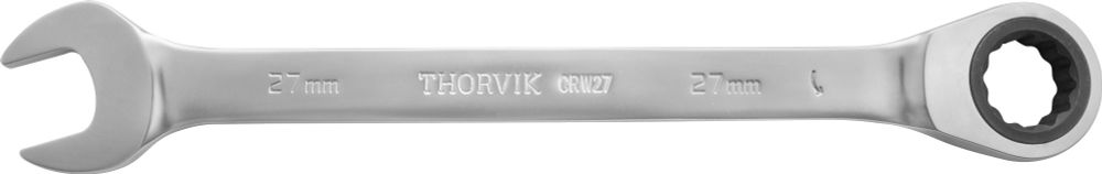 CRW27 Ключ гаечный комбинированный трещоточный, 27 мм