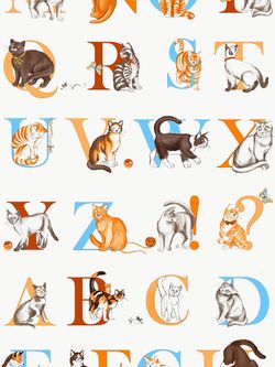 Простынь поплин Сказка "ABC" 150x215 см