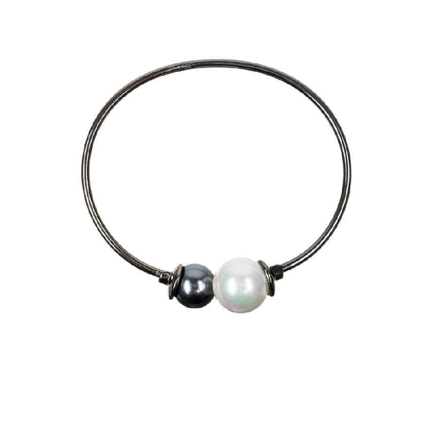 Браслет Possebon White and Graphite Pearl C0341.1.3 BW