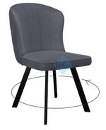 Стул DikLine 219 поворотный опоры чёрные