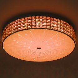 Citilux Портал CL32410G1 LED RGB Люстра хрустальная с пультом Хром