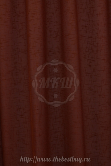Тюль имитация льна: Веста (S203-2) - (300х280)х2 см. - терракот