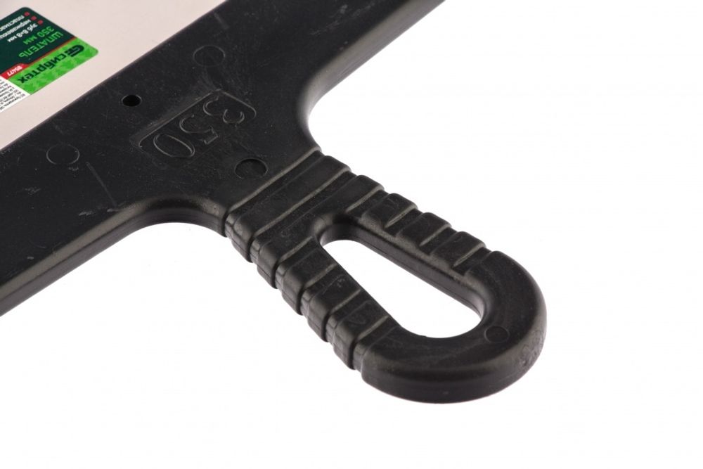 Шпатель 350мм, зуб 8х8мм, из нержавеющей стали,  пластмассовая ручка, Сибртех, 85477