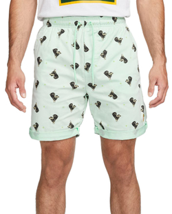 Мужские теннисные шорты Nike Dri-Fit Print Heritage Short - mint foam