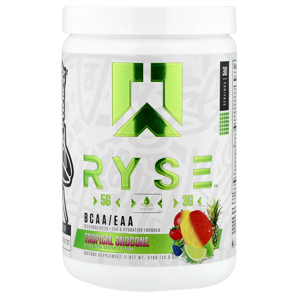 RYSE, BCAA/EAA, тропические фрукты, 378 г (13,3 унции)