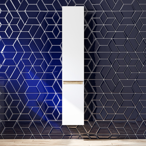 Шкаф пенал AM.PM X-Joy 30 M85ACHR0306WG подвесной Белый глянец Светлое дерево