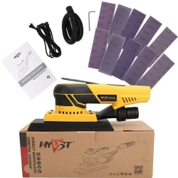 Затирочная машинка HYVST ks-06-150-3.0(ход 3.0мм) многофункциональный Электрическая эксцентриковая бесщеточная шлифмашинка