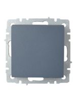 BRITE Выключатель 1-клавишный самовозвратный 10А ВС10-1-4-БрМ маренго IEK