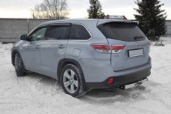 Фаркоп PT GROUP /тип F/ с нержавеющей накладкой TOYOTA Highlander 2013-2020(паспорт и сертификат в комплекте)(без электрики) арт.THL-13-991224.00