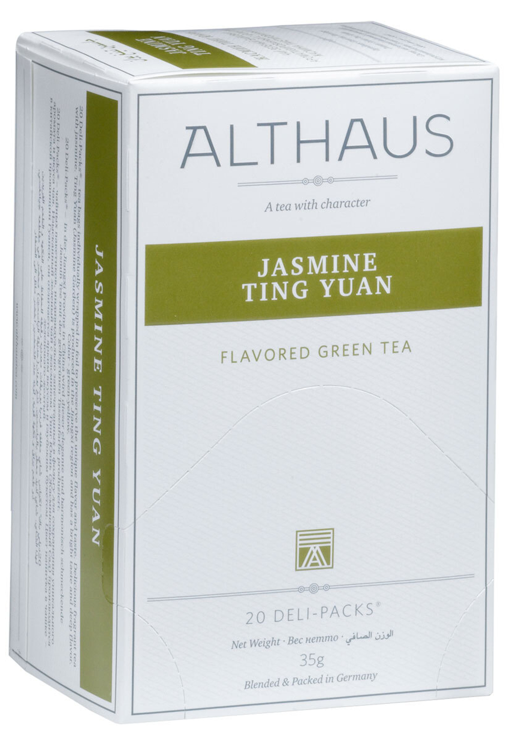 Althaus Jasminе Ting Yuan Deli Pack чай ароматизированный в пакетиках, 20 шт