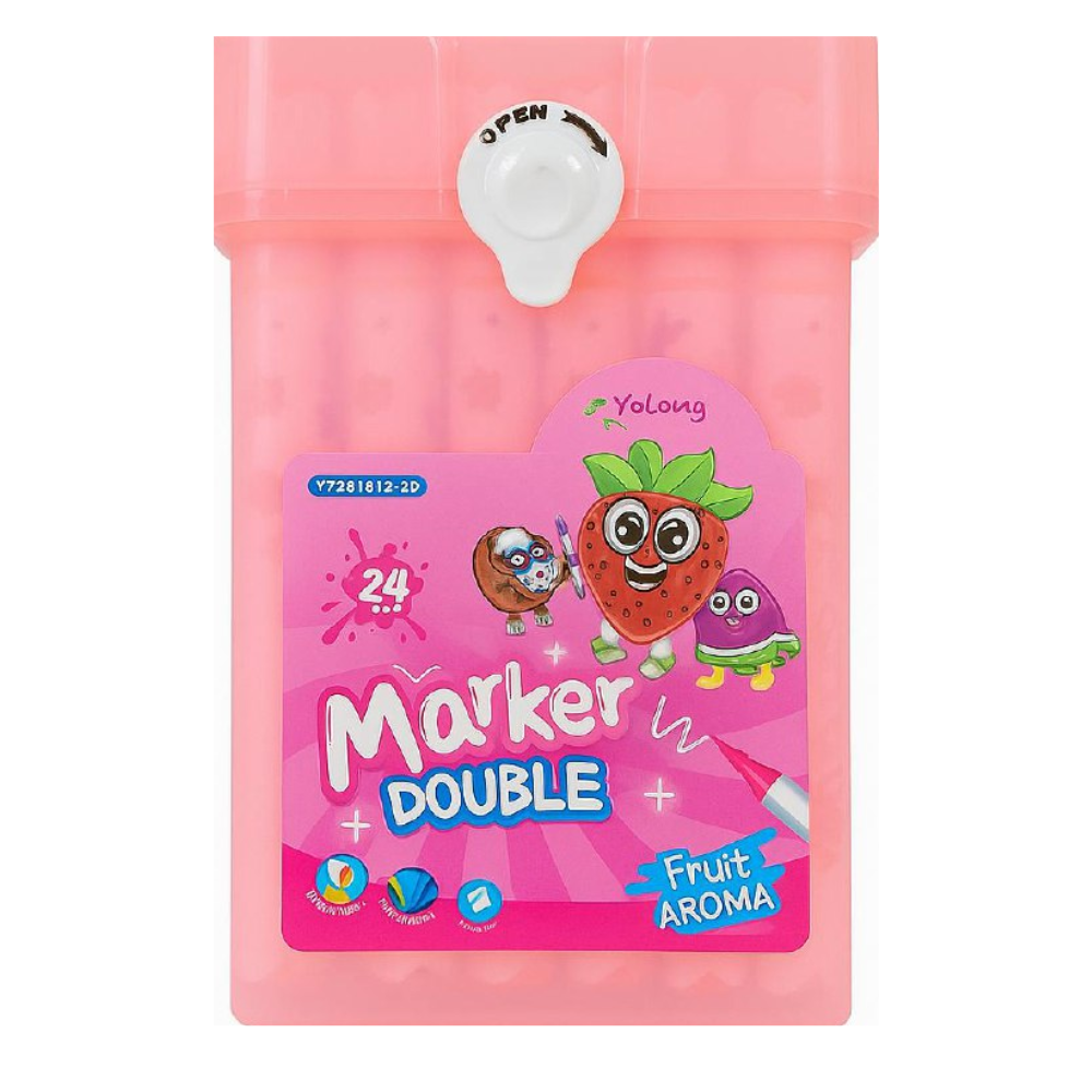 Маркеры Double Yalong 24 шт