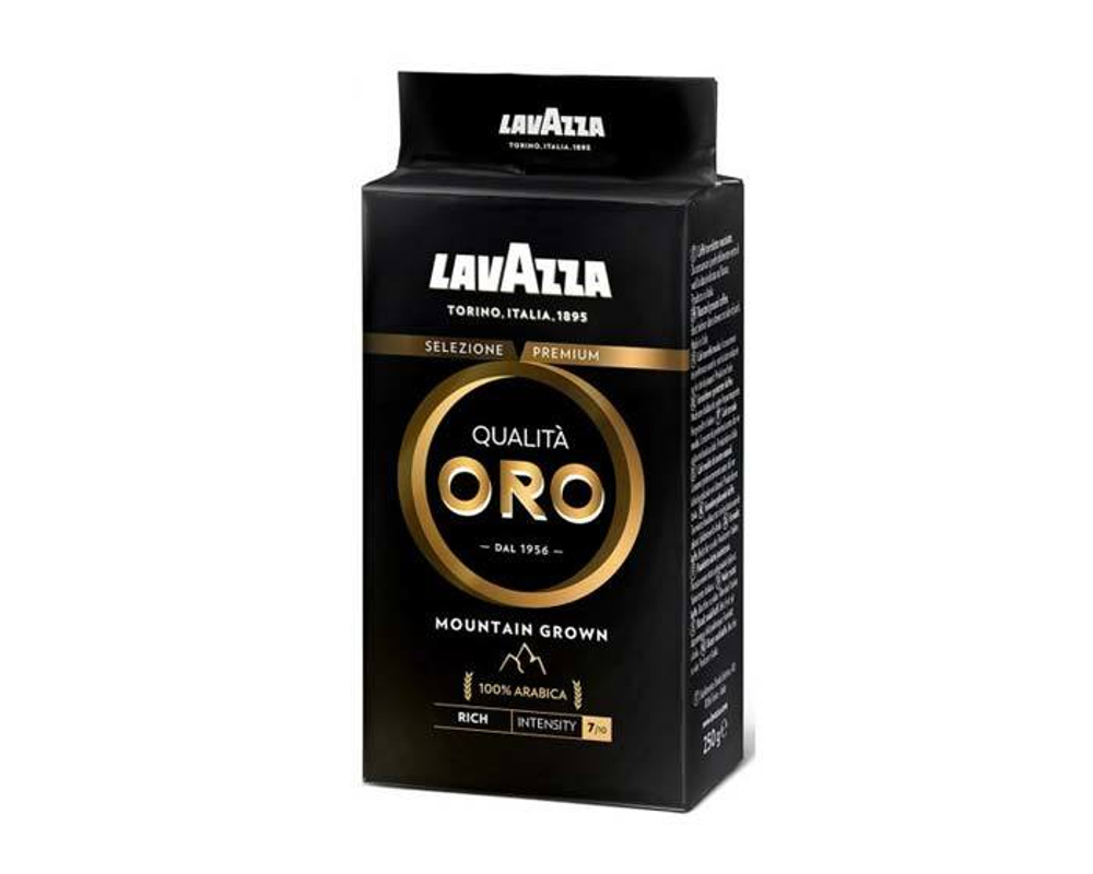 Кофе молотый LavAzza Qualita Oro Mountain Grown, 250 г в/у