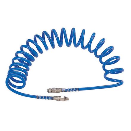 Цена на MIGHTY SEVEN (SD-23115) Шланг пневматический спиральный высокого давления 8х12 мм, 15 м, М1/4", полиуретановый