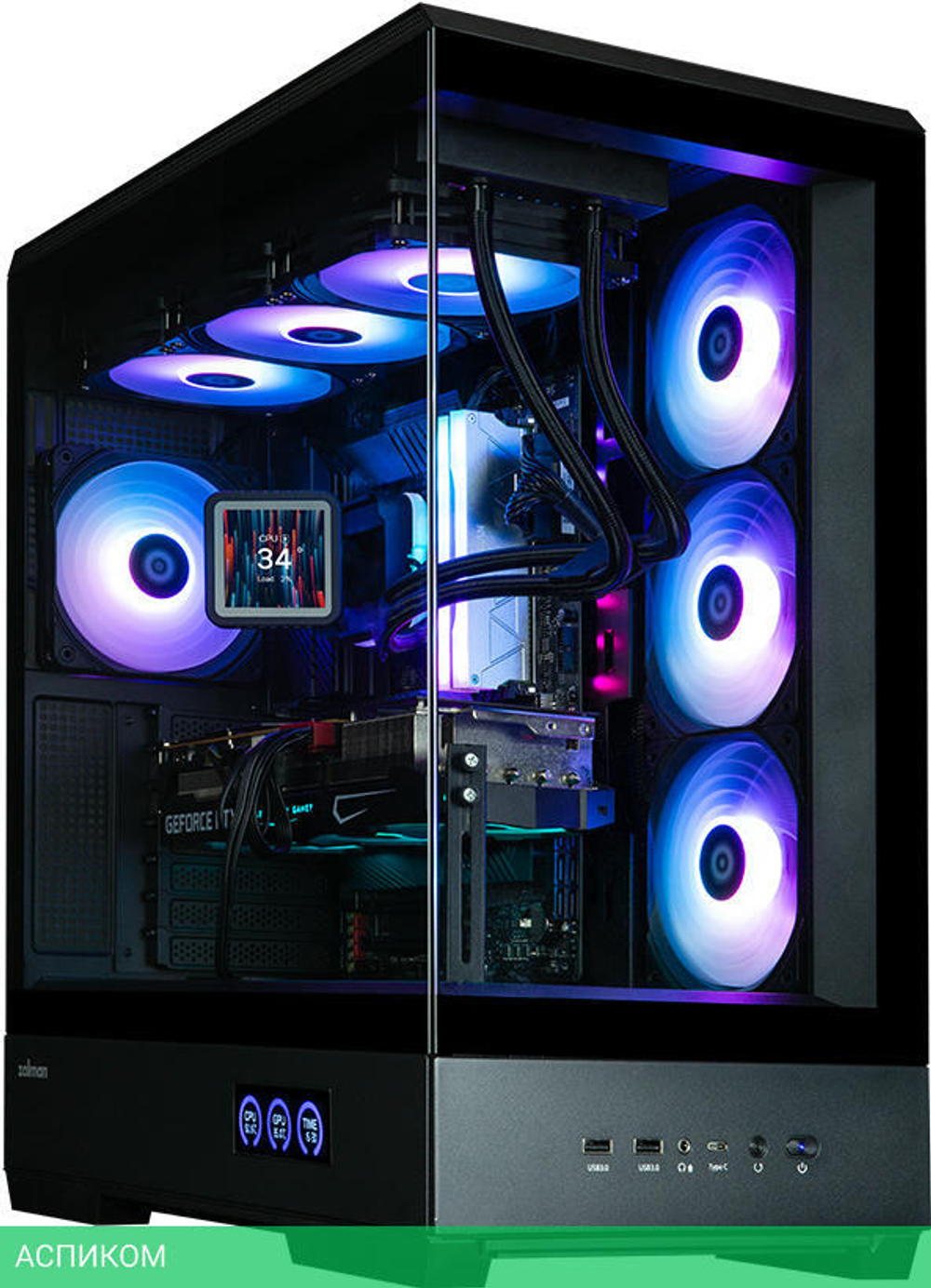 Корпус Zalman P50 DS Black без БП