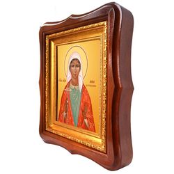 Анна Остроглазова святая мученица. Икона на холсте.