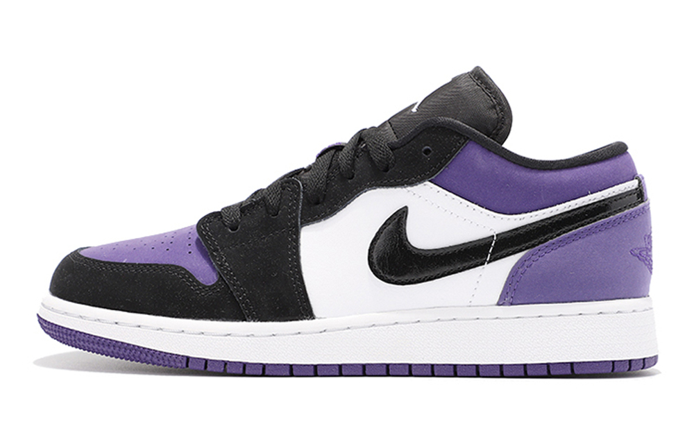 Кроссовки Jordan Air Jordan 1 Low Court Purple GS (Подростковая размерная сетка)