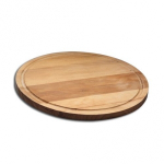 Доска для подачи круг. d=340*22 мм. с желобком, бук