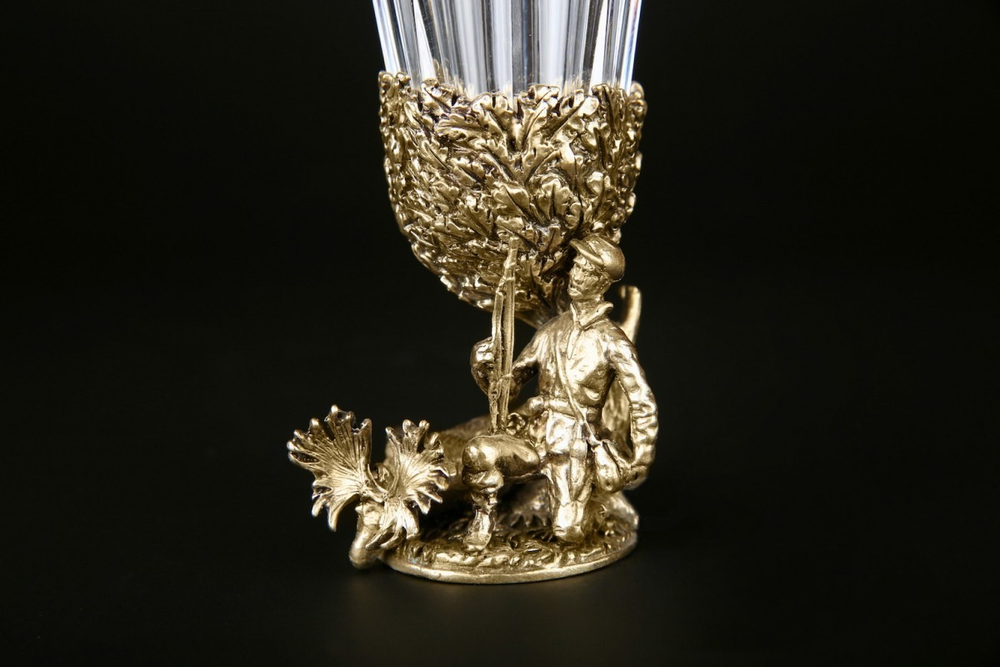 Набор лафитников "Охота" 6шт. в подарочном футляре